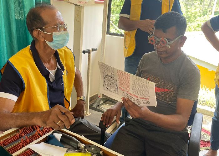 Eye Camp spectacle donation programme