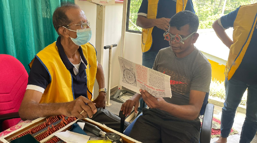 Eye Camp spectacle donation programme